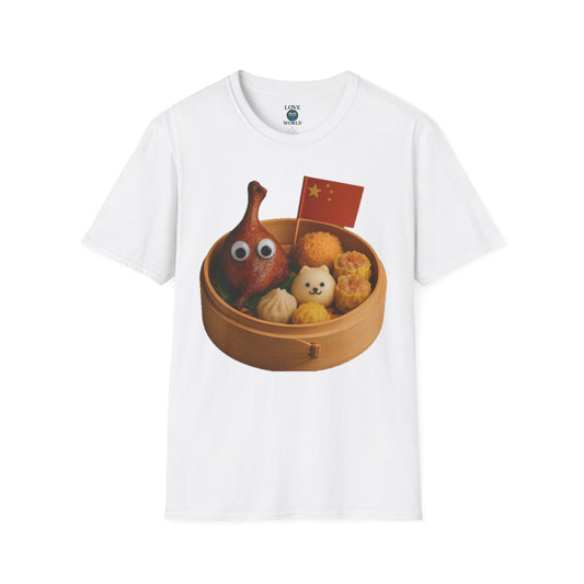 LOVE WOLRD CHINA, Chinese food TEE